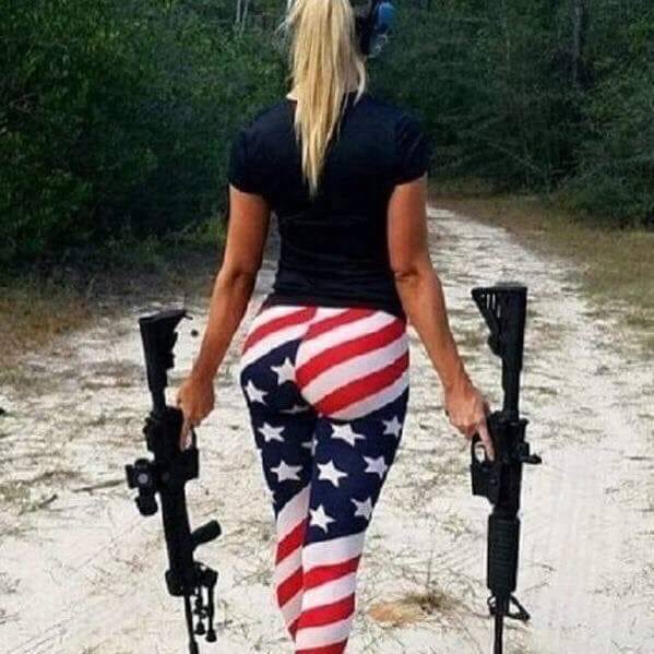 trumplicans2024's tweet photo. American Flag Thursday people...
With a little 2A(ss) thrown in...
How long before one of you pansy asses put 'sensitive content' warning on this? https://t.co/xSrmg262wZ