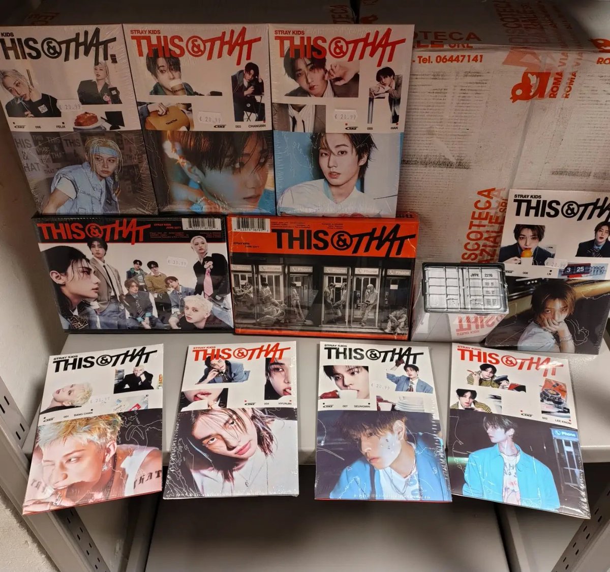 chittychittybin's tweet photo. stray kids this and that albums 🩷 https://t.co/QVondwFgLS