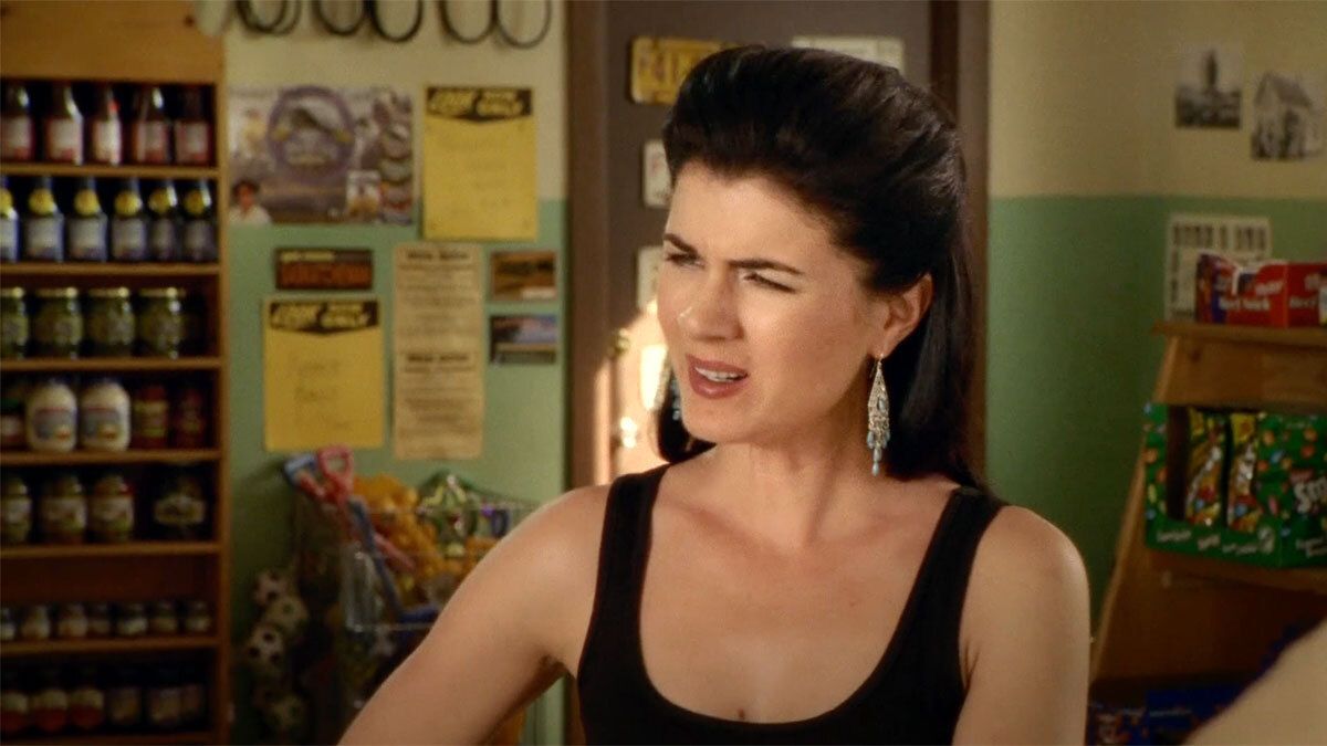 CornerGas's tweet photo. Wanda's insult philosophy, in one line: "Are you familiar with the Island of Ignoramus?" 

Is this a keeper or what? 

#CornerGas
#Zinger https://t.co/Ap7rTO4Cbg
