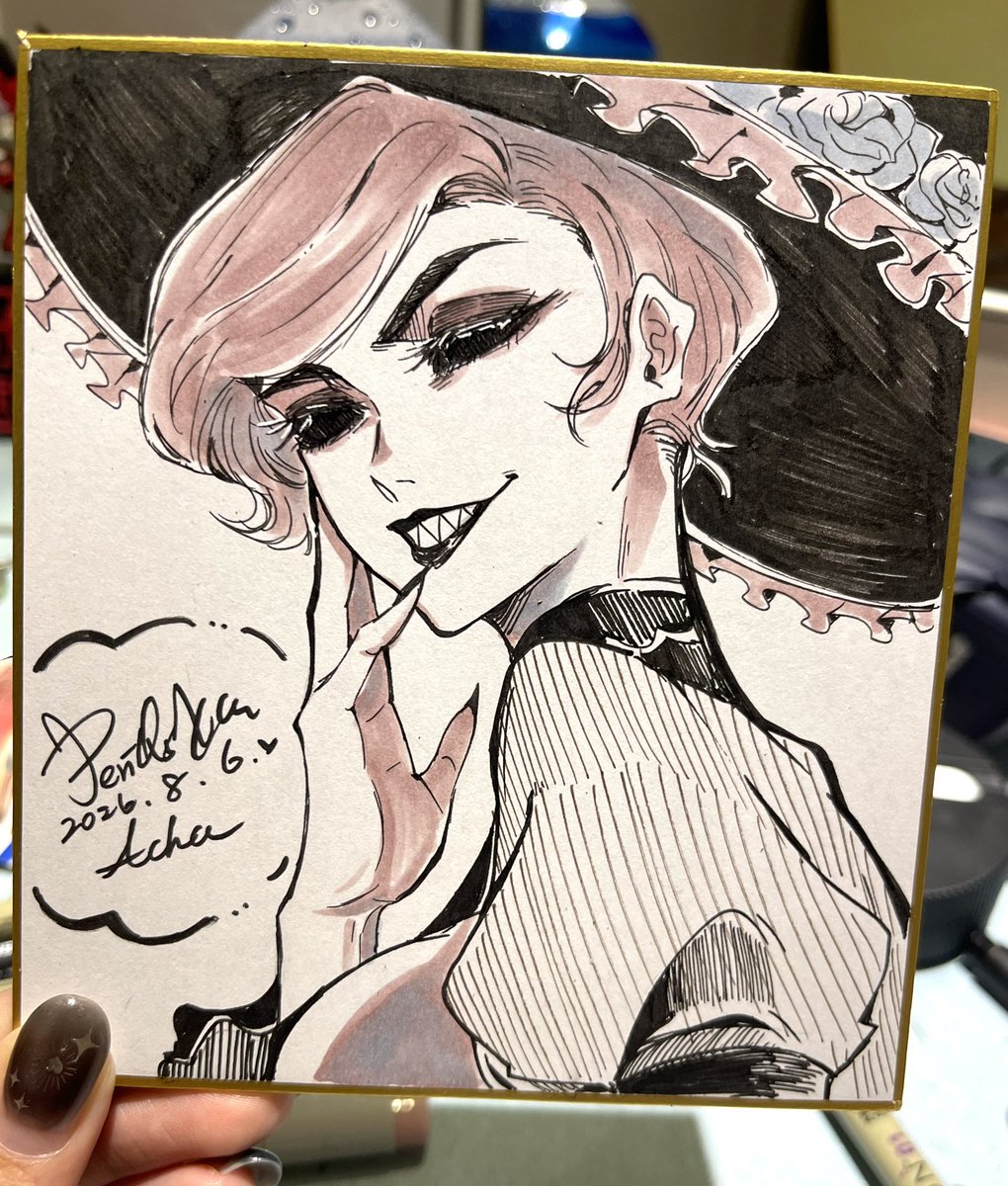PeriQ5XG's tweet photo. I haven't drawn this kind of thing in a long time🫠
#HazbinHotel #HazbinHotelRosie https://t.co/dW7hI1i4fG