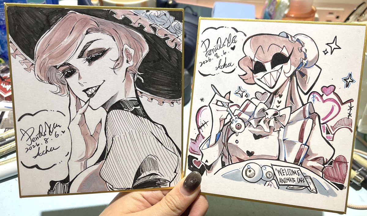 PeriQ5XG's tweet photo. I haven't drawn this kind of thing in a long time🫠
#HazbinHotel #HazbinHotelRosie https://t.co/dW7hI1i4fG
