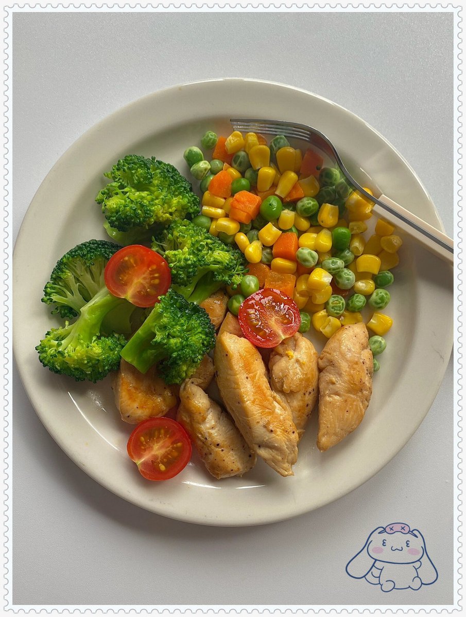 FeliceHanfnb's tweet photo. [Try this 5-min high-protein fat-loss meal: grilled chicken breast + quinoa + roasted broccoli! Low-cal, filling, and perfect for your daily diet prep. ]， https://t.co/bCitXd8JXK
