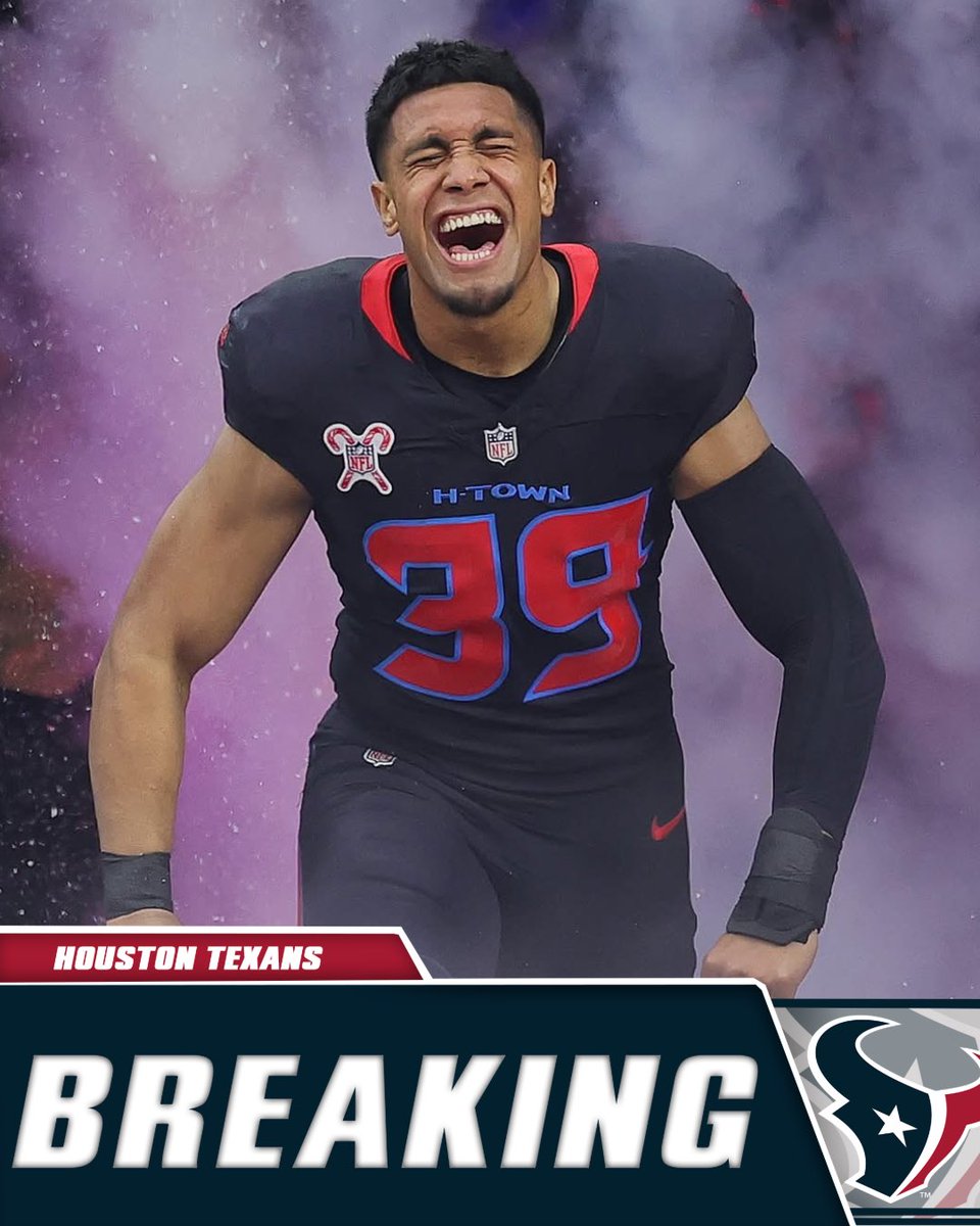 nick__schwager's tweet photo. The Texans are signing LB Henry To’oTo’o to a two-year, $16M extension, via @RapSheet 

Welcome back Henry 🔥 https://t.co/VWGcIhQ9iS