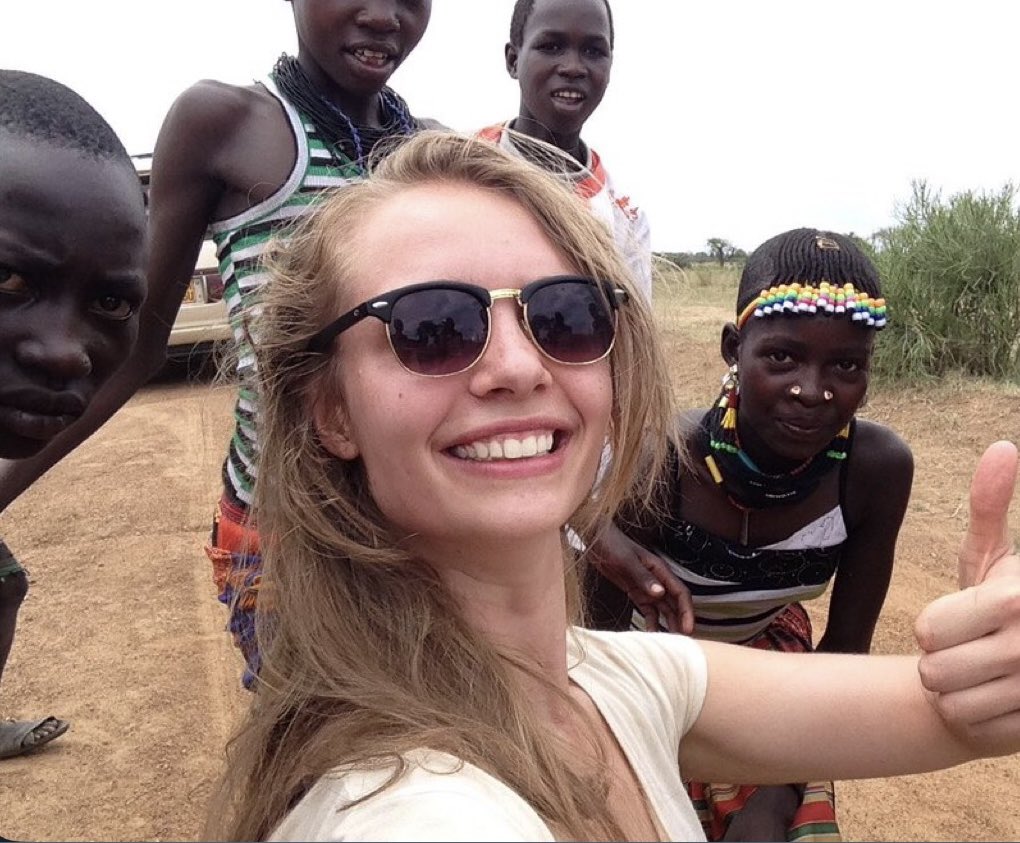 SaP011's tweet photo. She was Sophia Koetsier, a 21-year-old Dutch medical student.

On 28 October 2015 she vanished in Murchison Falls National Park, Uganda, after walking toward the toilets near the student centre at Paraa.

Her underwear was later found hanging five metres up in a tree. Her bag, a clean shoe, sunglasses and torn strips of her trousers were arranged along the riverbank in a way that looked staged.

She has never been found.