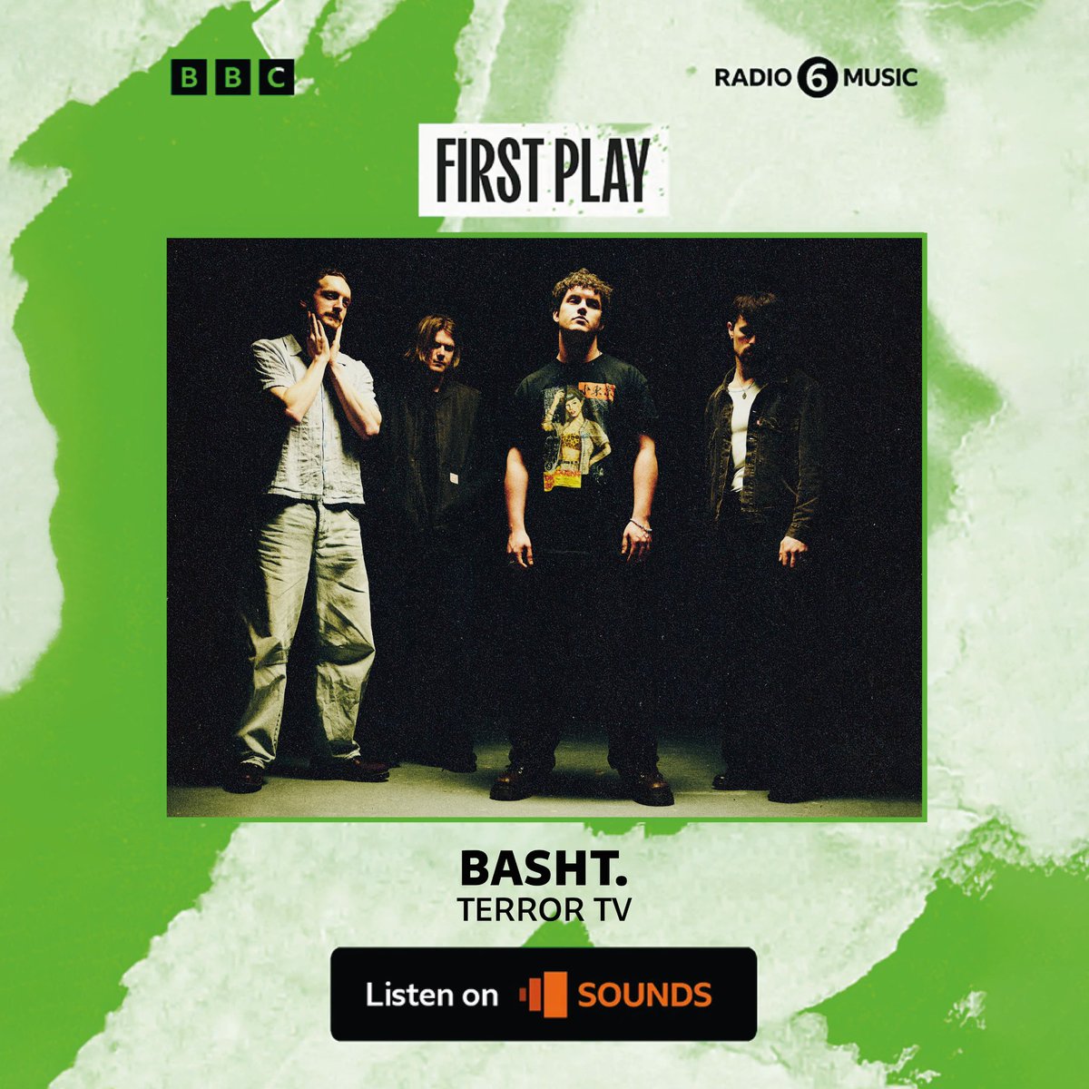 Bashtofficial's tweet photo. Terror TV is out at midnight 📺 

Chris Hawkins will be giving it a first spin tomorrow morning on @BBC6Music x https://t.co/u5UsFVQZ1z