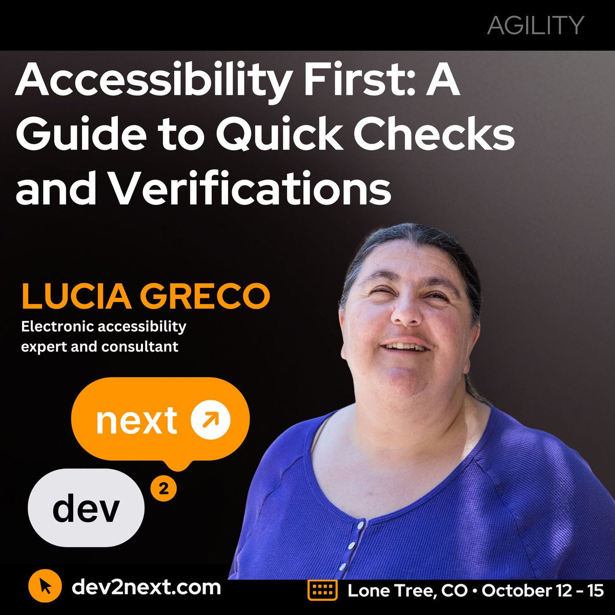 dev2next's tweet photo. Building accessible software starts with knowing what barriers exist. ♿

@accessaces shares quick accessibility checks, common barriers to avoid, and simple tools developers can use to test their work early and often at #dev2next

🔗 https://t.co/HKIwZ9xVXC

#Accessibility #Tech https://t.co/P6M6EY0Tjp