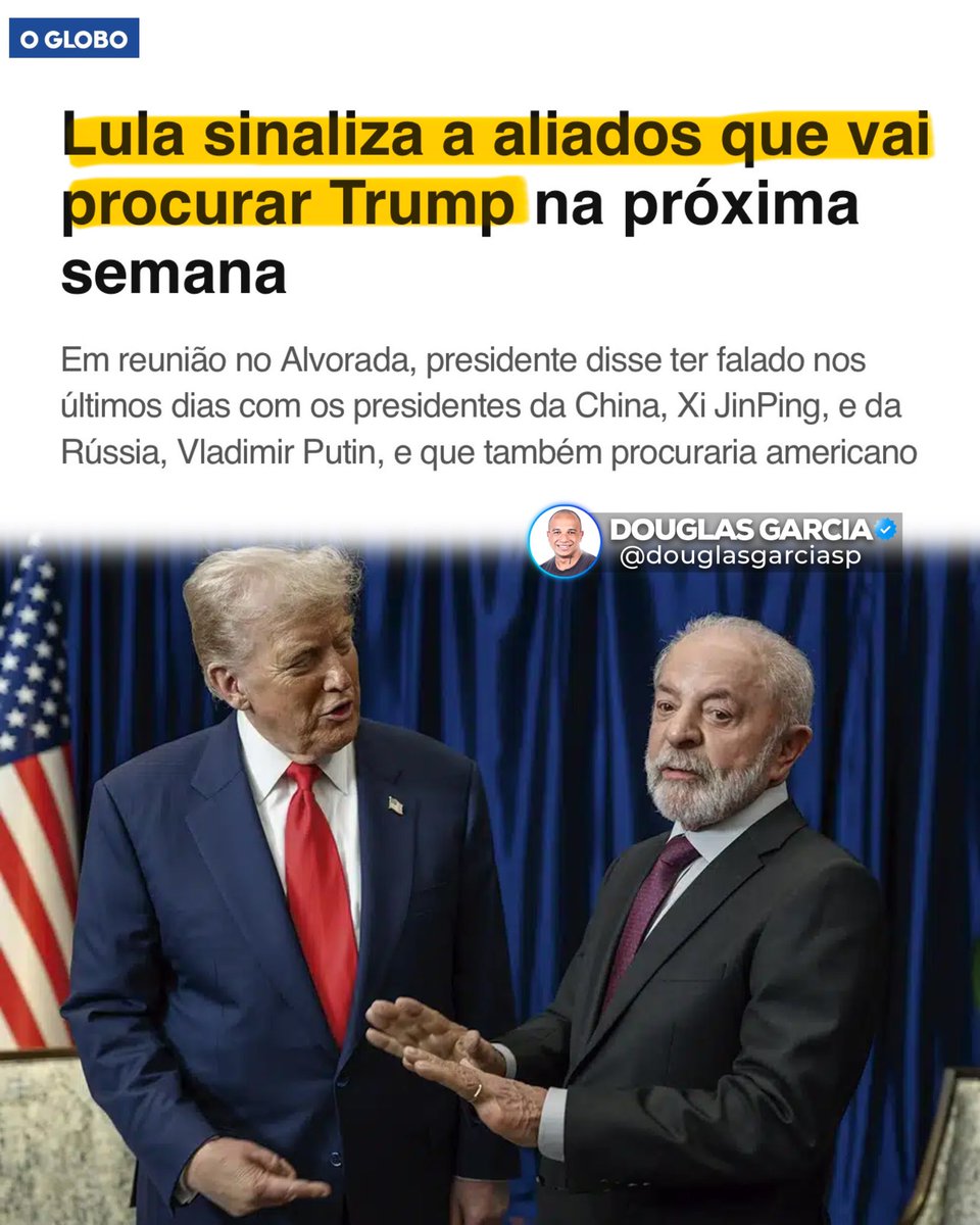 DouglasGarcia's tweet photo. O pinguço passou 4 anos chamando o americano de fascista, golpista e ameaça à democracia. Agora, com a eleição batendo na porta, corre atrás dele. 

Quando a esquerda entra em desespero, a ideologia some. https://t.co/2azJxQZFR8