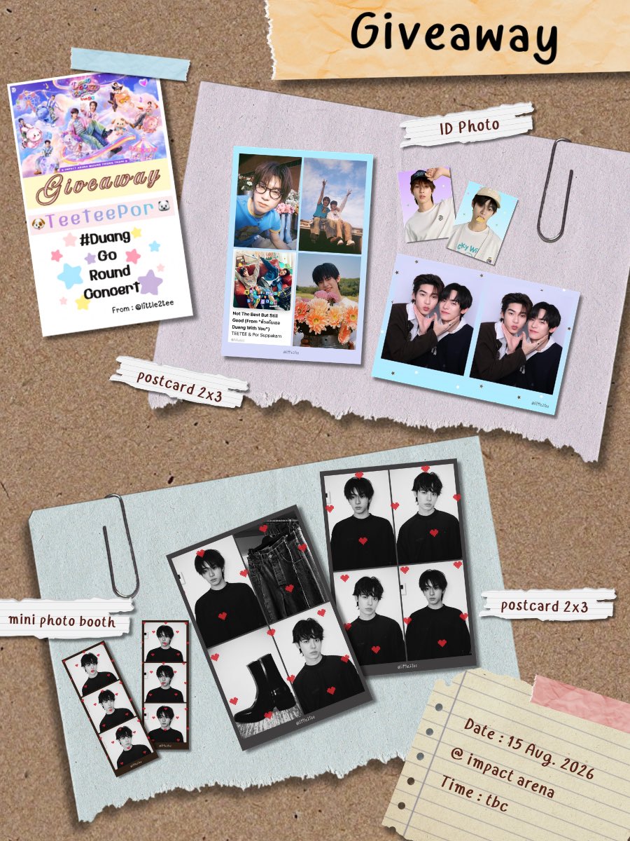 little2tee's tweet photo. 💜 pls kindly rt  🩵

🫸🏻Giveaway for 
DuangGoRoundConcert 🫷🏻
🗓️ 15 aug 2026
📍@ impact arena   
🕒 tba 

#DuangGoRoundConcert #teeteepor https://t.co/tJvvTzg6w8