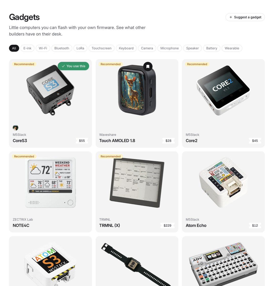 marckohlbrugge's tweet photo. a lot of people vibe coding their own software for these little gadgets. but which one should you get?

i'm putting together a directory here:

https://t.co/c1QM1XcWvg

which ones am I missing? https://t.co/jum99jvcCR