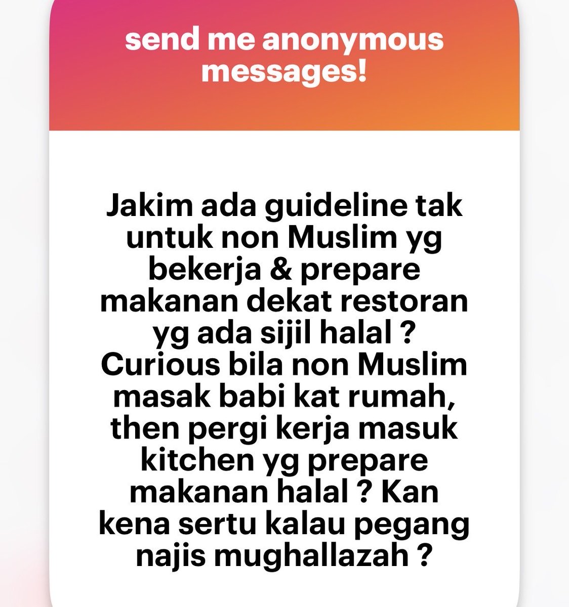 mnasrullah00's tweet photo. Jenuhlah macam tu. 

Duit kertas yang ada tu semua kena sertu ke kalau dapat dari non muslim?

Untuk kedai yang ada halal JAKIM sudah ada sop-nya dan syaratkan ada pekerja muslim sekali dalam dapur. https://t.co/HlMLVSvGgd