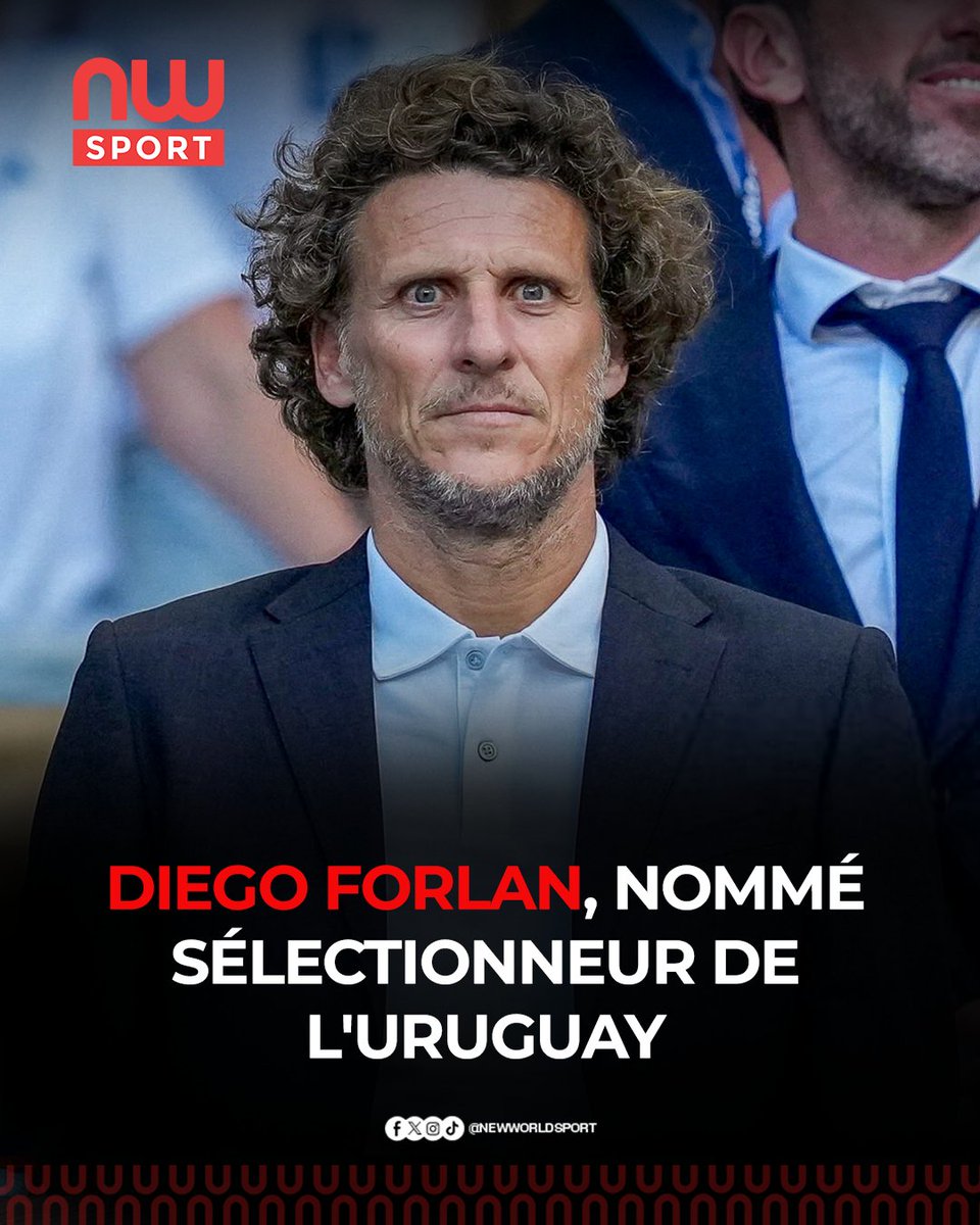 New_World_Sport's tweet photo. L’Uruguay tourne la page Marcelo Bielsa.
Après une élimination décevante en phase de poules du Mondial, la Celeste mise désormais sur Diego Forlán, ancienne gloire du football uruguayen, pour écrire une nouvelle histoire
#football #newworldsport #NewWorldTv #sports #INFOSPORT https://t.co/NrPtiTEy7l