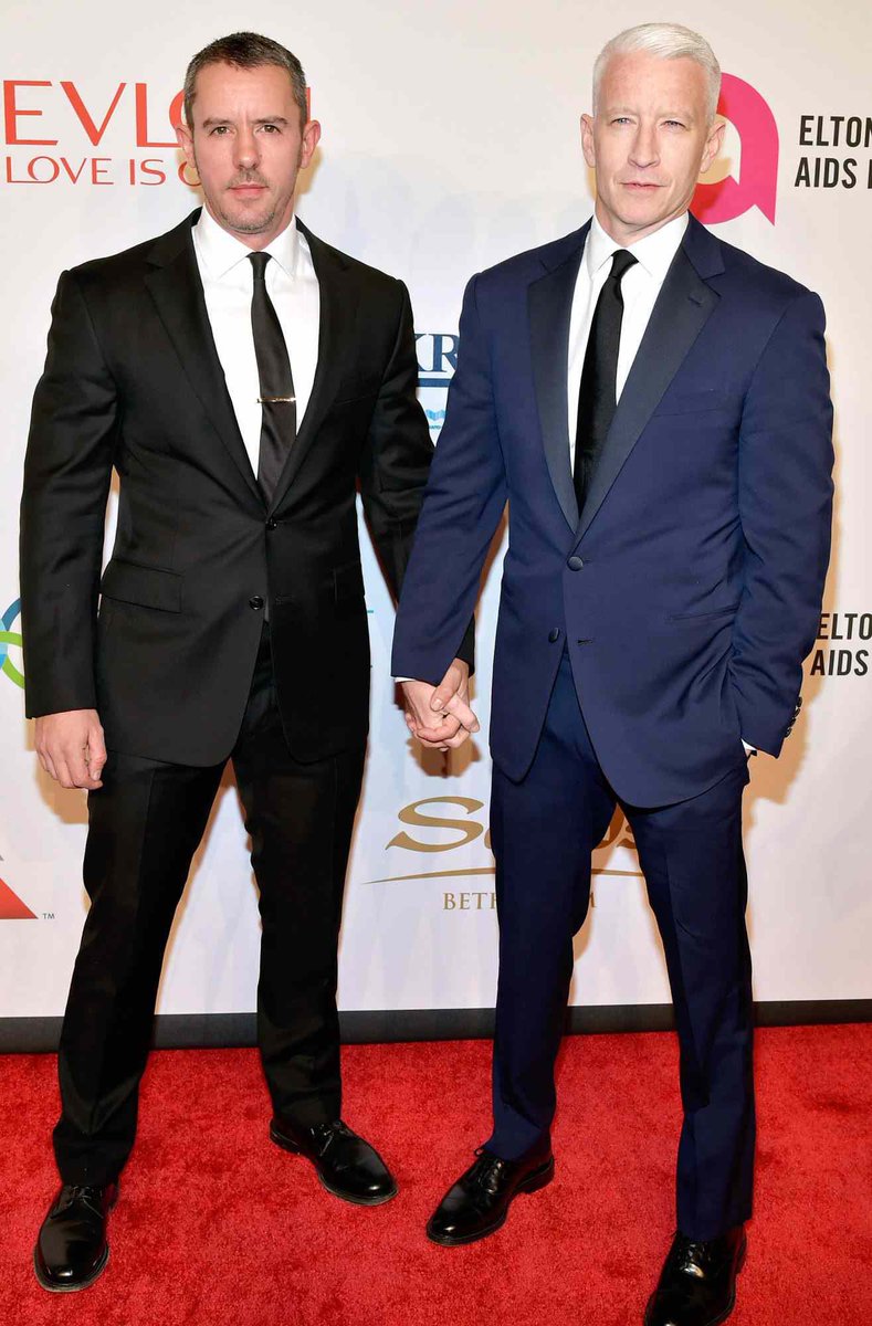 debbie_xi's tweet photo. Anderson Cooper and his former partner, nightclub owner Benjamin Maisani. https://t.co/TR38ESKACT
