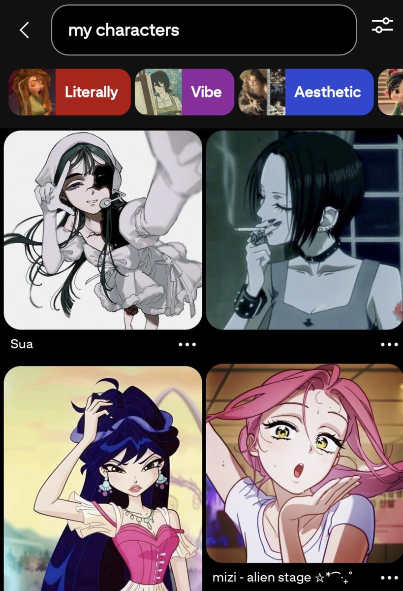 skkxvel's tweet photo. type "my characters" on pinterest, pick first 4 and post it

Всех кинню, кроме Мизи. Интересно конечно, одни женщины выпали тем более (канон, ибо я ультра феминная, ещё и хожу в белом как Суа любимая) https://t.co/r8GC2fRD3r