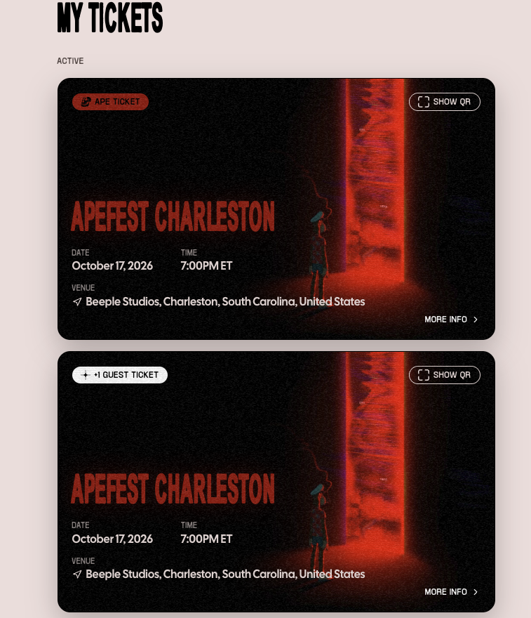 0xDegenCaesar's tweet photo. The best club on the internet.

See y'all at ApeFest. 🦍
@BoredApeYC
@beeple https://t.co/raZmzZ1M8H