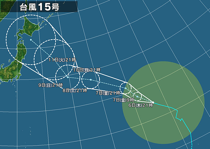 DeathCrimson__'s tweet photo. 台風15号の進路、鮮やかなバイデンジャンプだノゥ
アタシのいる関東に恐れをなしたに違いないぜ、ガハハ https://t.co/1v5V7tq3EX