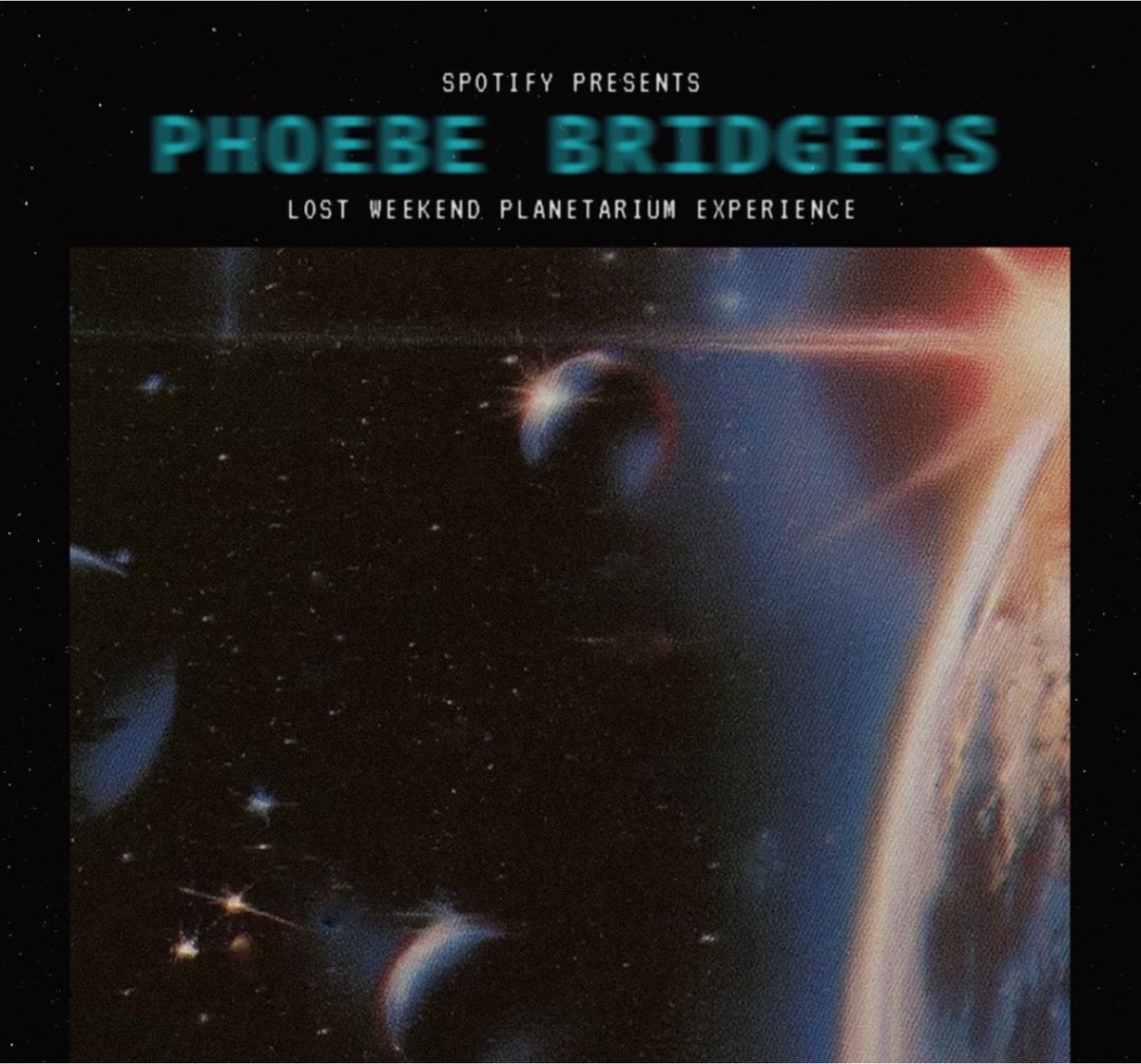 sourcebridgers's tweet photo. Ahead of it’s worldwide release on August 14th via Dead Oceans, Phoebe Bridgers' newest album Lost Weekend will debut in full inside planetariums around the globe! 🩵🛸

Find your city and get tickets here: https://t.co/q0tz6P3kAB https://t.co/VnGfA7O0BQ