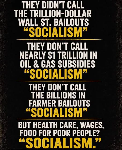 YourAnonNews's tweet photo. It's because the right doesn't even know the definition of socialism because they're stupid. https://t.co/6m4fQJQC01
