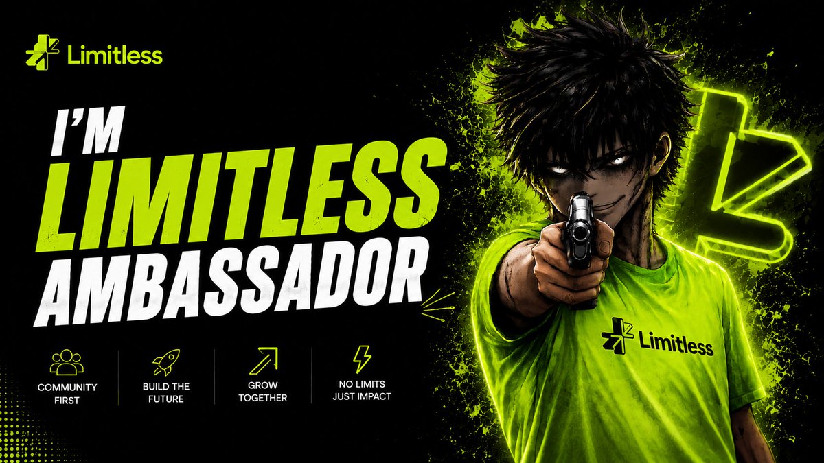 0xUtkarsh's tweet photo. I am part of the @trylimitless ambassador program. 

Get ready for crazy insights, opportunities and other useful content around Limitless. 

Want to be part of Limitless: 

Join: https://t.co/AveDvM1VOD
🎁- exclusive perks coming for new traders.