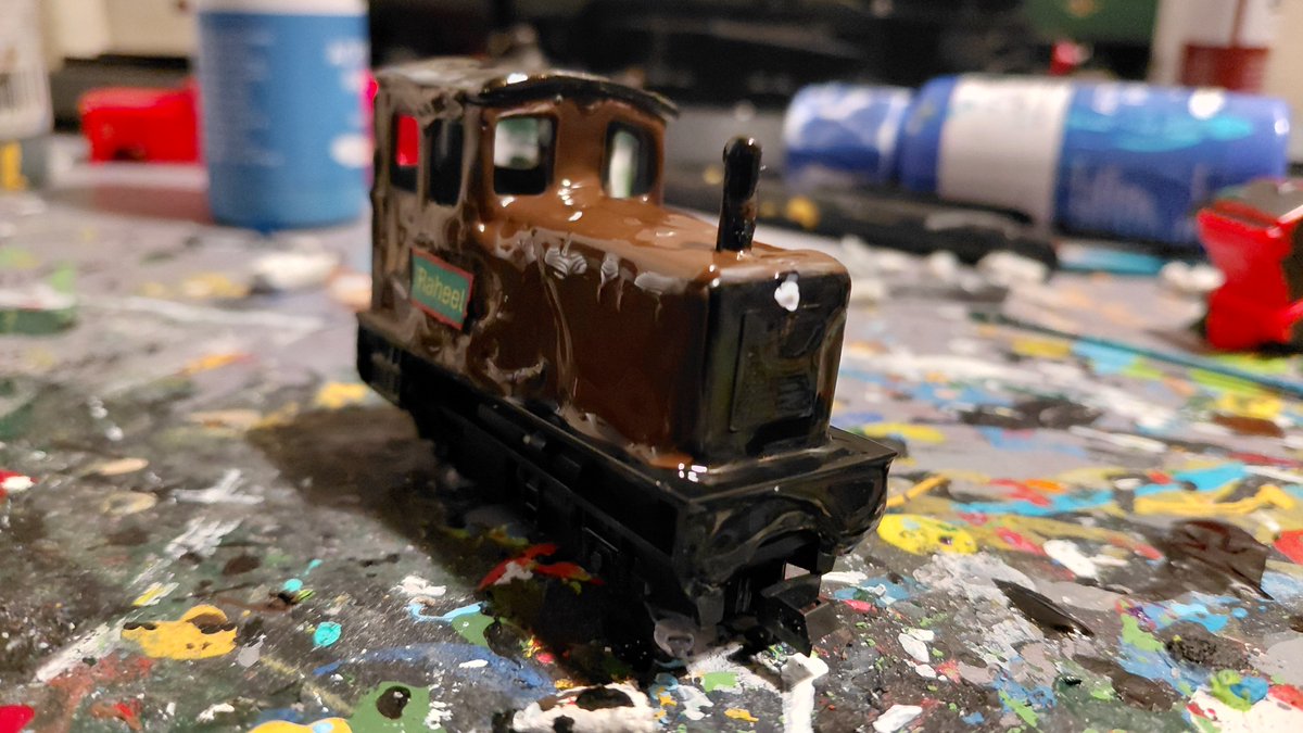 teamzug04's tweet photo. Hey guys so I make more 009 customs of even more Horace The Horrid Engine oc's I made.

Meet Raheel (the brown diesel)
Tillie (thr dark green diesel)
Piglet (the pink steam engine) &amp;
Marley (the white engine) 

What do you guys think of them??? https://t.co/oyqxg5n48u