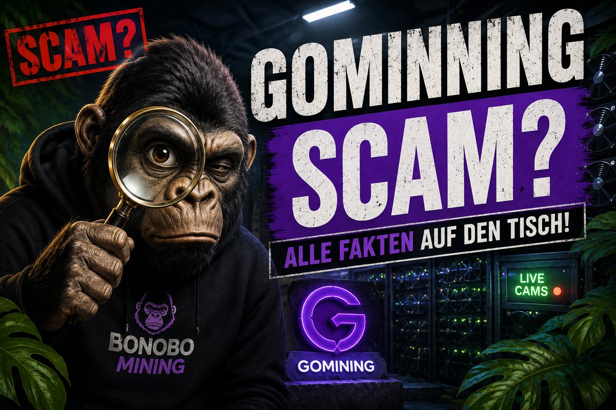 GMBonobo's tweet photo. #GoMining #Bitcoin #BTC #BitcoinMining #Mining #Crypto #Satoshi #BTCCommunity #BitcoinCommunity #DigitalMining #PassiveIncome #Deutschland #Österreich #Schweiz #CryptoNews #BitcoinNews #CloudMining
Ist GoMining Scam? Alle Fakten auf den Tisch
https://t.co/iEx4thSxBG https://t.co/wlrLCSee17