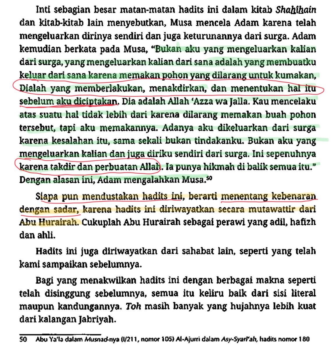 fasoI_'s tweet photo. @NisaWakid @lilrwok Berarti mereka harus belajar lebih dalam lagi kak. Adam &amp; hawa dikeluarkan dr surga dan diturunkan ke bumi semata mata karna itu sudah merupakan takdir ketentuan dari Allah swt. Bahkan nabi musa as. pernah mendebat &amp; menyalahkan nabi adam endingnya musa kalah dlm perdebatan hehe https://t.co/0sREGjlQoq