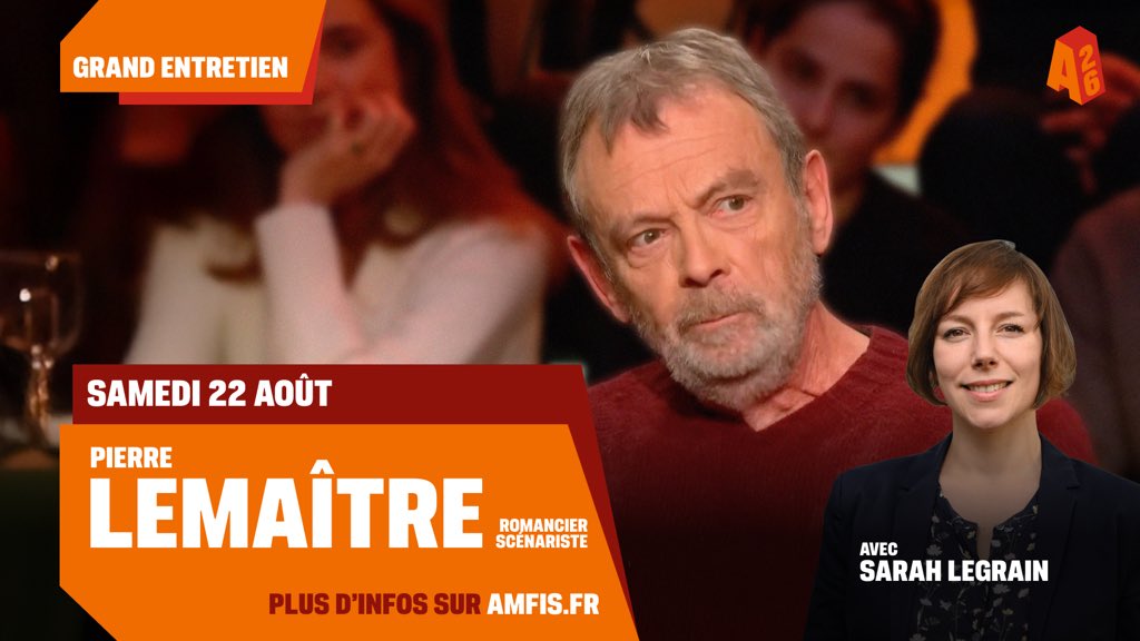 FranceInsoumise's tweet photo. Grand entretien aux AMFIS 2026 ! 

Pierre Lemaitre, romancier et scénariste, sera l'invité d'un grand entretien mené par Sarah Legrain, députée LFI-NFP.

Participez aux AMFIS 2026 : https://t.co/qpXaApDzN5 https://t.co/jmW7d3D9OQ