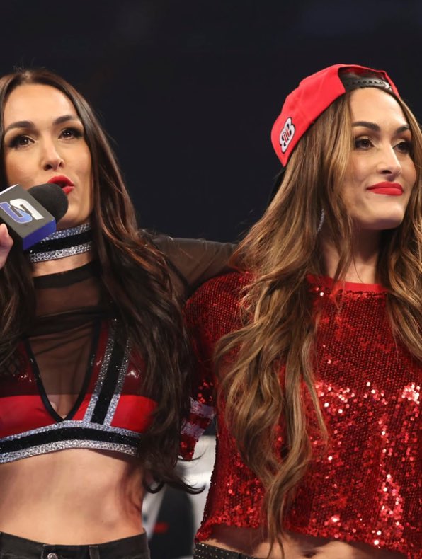 WrestleOps's tweet photo. The Bella Twins state that their SummerSlam 2026 video package promo got cut from SmackDown last week then they were told it was posted to social media but was never posted.

(The Nikki &amp; Brie Show) https://t.co/dIDOO9sFTR