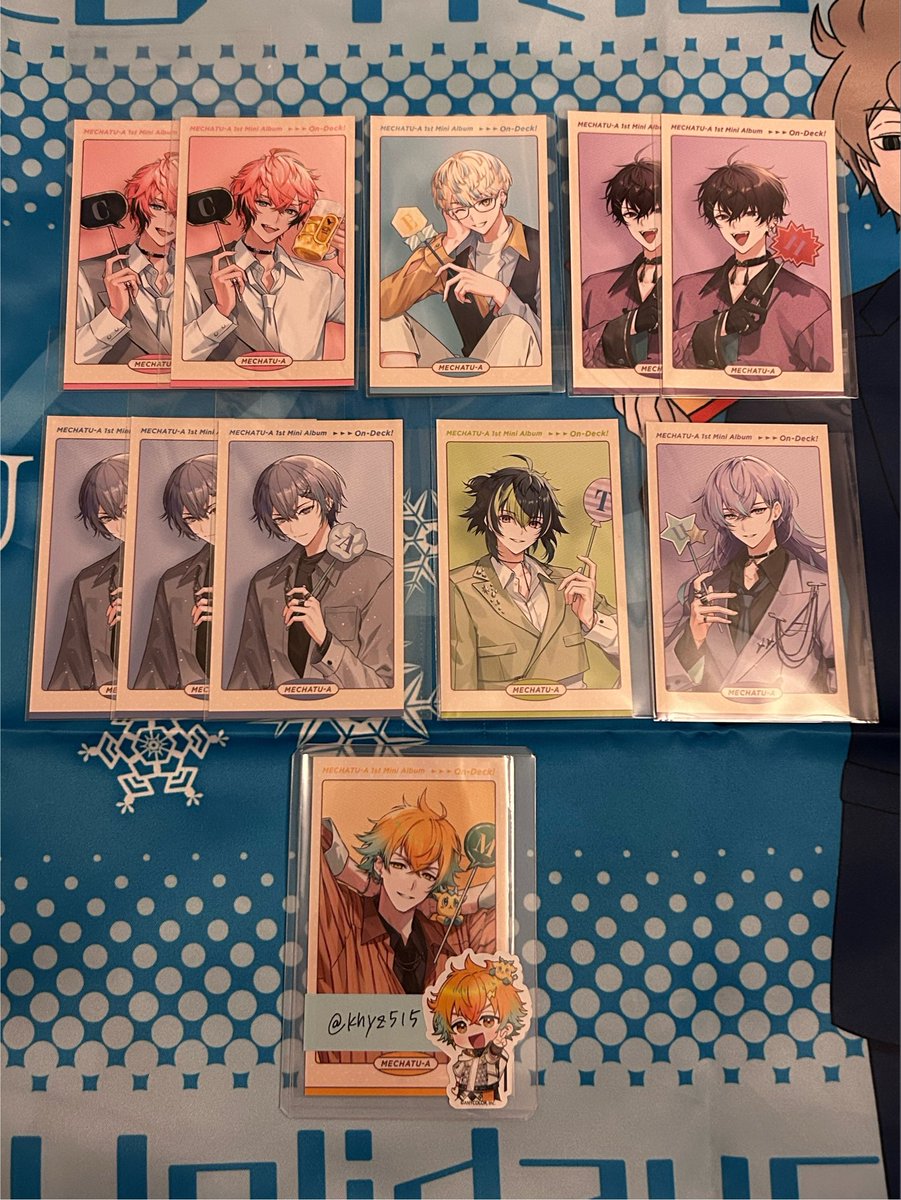 khyz515's tweet photo. @0 
【交換】 にじさんじ mechatu-a on-deck CD 特典 カード

譲: 画像1枚目

求: 異種(2枚目)>同種 IDカードの方

お断りする可能性もありますが、2枚目以外も検討可能です。お気軽にお声掛けください🙇‍♀️ https://t.co/U3bNSevYSv