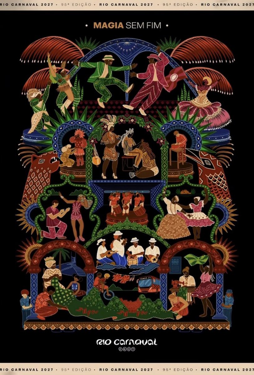 barrracao's tweet photo. ✨ Confira a nova identidade visual da Rio Carnaval para a temporada de 2027. Gostaram? https://t.co/6gD0Ocds7t