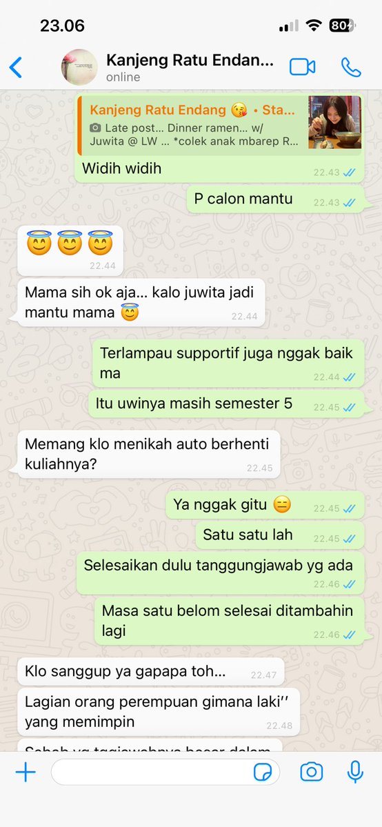 thrillingsun's tweet photo. yang warga nggak tau adalah… ada yang lebih ngebet daripada juwita. tepuk tangan semua buat mm endang rahajeng 👏 #reyuwi https://t.co/nBmE6tKsW4