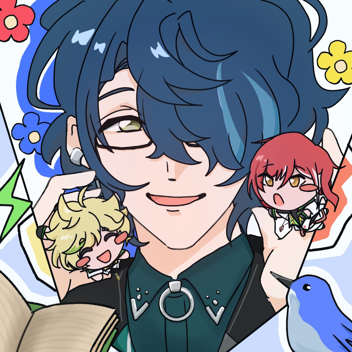 dfm_ilyt's tweet photo. 宙のメッシュを入れ忘れてました……
ごめんなさい😭修正版です https://t.co/7KyQHRsXMz
