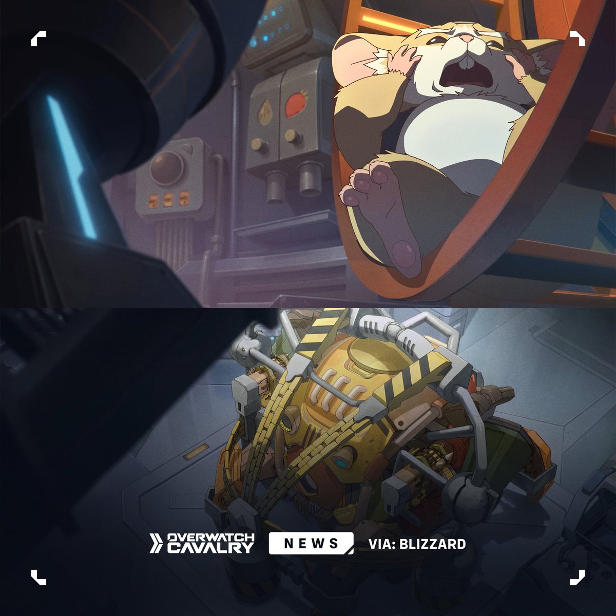 OWCavalry's tweet photo. Wrecking Ball has been captured by the MEKA Squad in #Overwatch 🐹 https://t.co/pTf7X3k0ZB