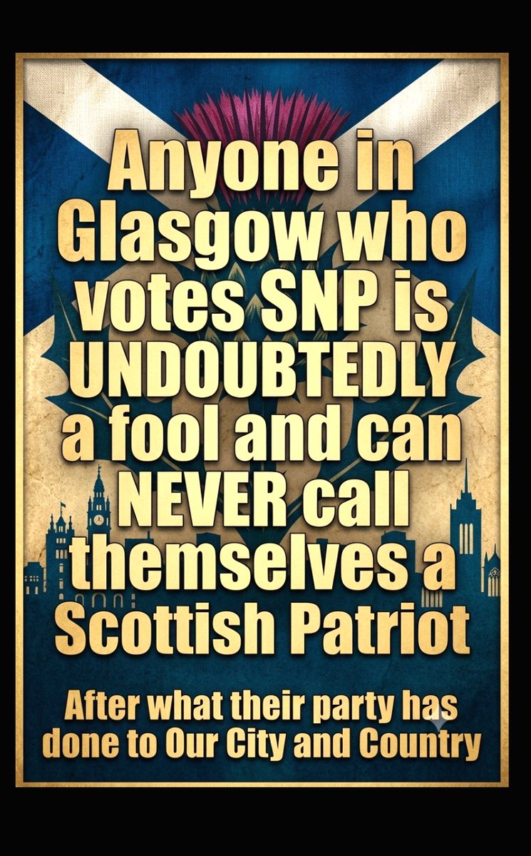 HelpSaveGlasgow's tweet photo. It should be a criminal offence to VOTE❎ SNP
When you look at their record Governing our City, 

They are not fit to run anything that requires forward planning, deep though, or any matter regarding financial proprioty,

It's just one big SCAM for them!
💷 🤬💷🤬💷🤬💷🤬💷 https://t.co/kgEF8grfqV