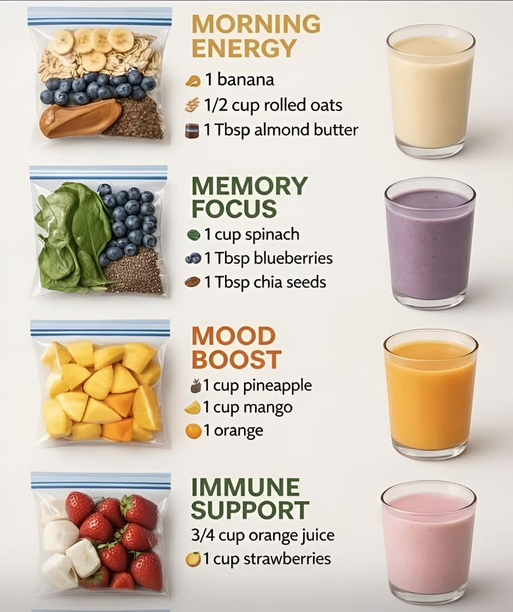 food_health_joy's tweet photo. Best Healthy Smoothie Recipes✨️ https://t.co/WhXPMYC9py