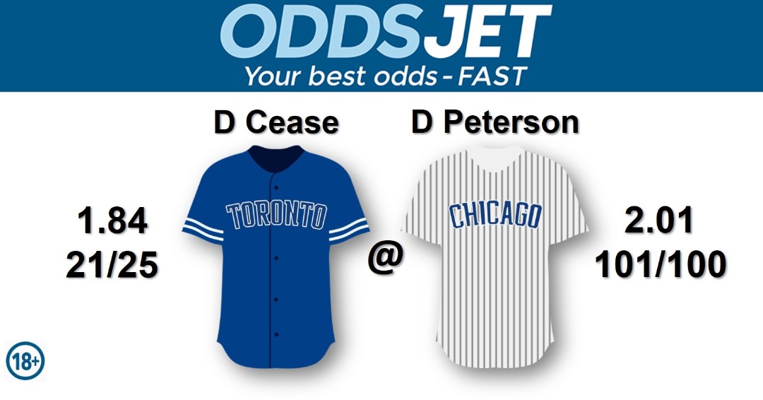 oddsjet's tweet photo. #MLB,
#Baseball,
#MLBTwitter,
#WantItAll, #BlueJays50, #Lightsupletsgo, #Jays, #BlueJays, vs. #YouHaveToSeeIt, #BeHereForIt, #ChicagoCubs, #Cubs, #GoCubsGo, Get your best odds - fast at Oddsjet https://t.co/atxiBY1ynI