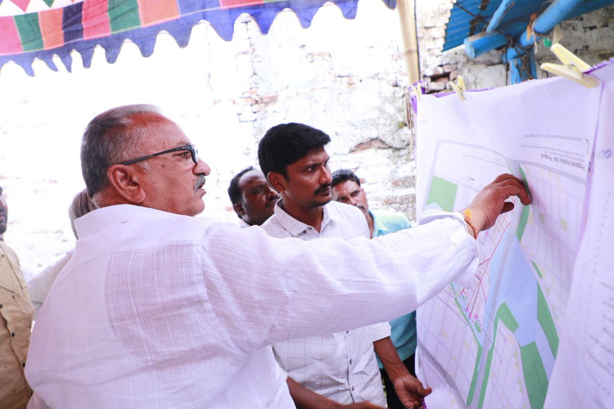PrajaRajadhani's tweet photo. Grama Sabhas Held in Sakhamuru and Inavolu to Advance the Amaravati Master Plan
As part of the #Amaravati Master Plan, APCRDA conducted Grama Sabhas in #Inavolu (East Central Grid) and #Sakhamuru (West Central-2 Grid) on 6 August 2026 to engage with local communities in the preparation of the Village Circulation Plan and Village Integration Plan.
During the Grama Sabhas, APCRDA officials explained the key features of the Amaravati Master Plan, Village Circulation Plan, and Village Integration Plan. K. Vijayalakshmi, Special Deputy Collector, briefed residents in Inavolu, while G. Muralidhar, Special Deputy Collector, interacted with villagers in Sakhamuru.
The discussions focused on integrating existing village roads with the proposed #LandPooling Scheme (LPS) road network and planning infrastructure to meet future connectivity and development needs.
APCRDA also informed residents that Village Road Circulation Pattern Surveys and #LPS Road Network Surveys are being carried out to collect comprehensive field data. The information gathered through these surveys will support the preparation of efficient village road plans and guide future infrastructure development across the capital city.
Residents actively shared their suggestions and feedback on the proposed plans. The inputs received during the Grama Sabhas will be carefully considered while finalising the Village Circulation Plans and Village Integration Plans for each capital village.
As per the scheduled programme, #APCRDA is conducting Grama Sabhas across all Amaravati capital villages in a phased manner, ensuring meaningful community participation in shaping a well-connected, sustainable, and future-ready People's Capital.
@CollectorGuntur #PeoplesCapital #PrajaRajadhani #Amaravati #ADCL #MasterPlan #VillagePlanning #VillageDevelopment #VillageRoads #RoadNetwork #VillageCirculationPlan #VillageIntegrationPlan #CommunityParticipation #PublicConsultation #UrbanPlanning #InfrastructurePlanning #SustainableDevelopment #AndhraPradesh #GramaSabha
