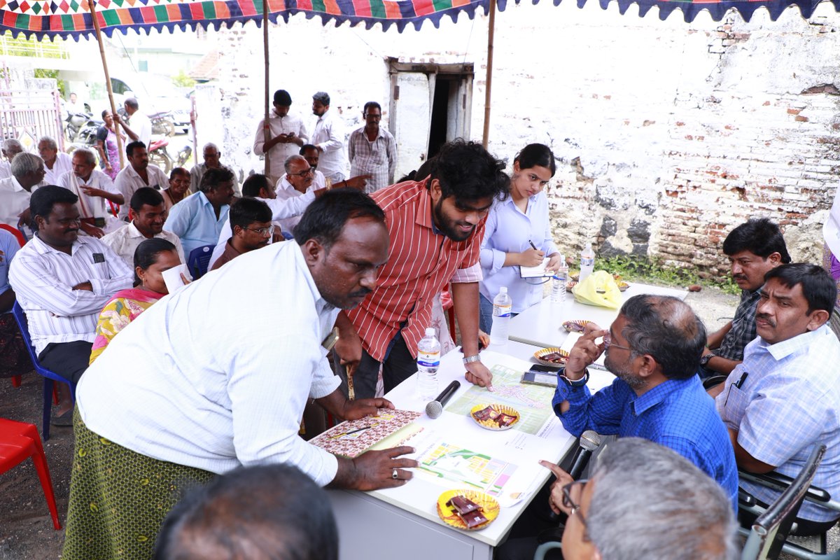 PrajaRajadhani's tweet photo. Grama Sabhas Held in Sakhamuru and Inavolu to Advance the Amaravati Master Plan
As part of the #Amaravati Master Plan, APCRDA conducted Grama Sabhas in #Inavolu (East Central Grid) and #Sakhamuru (West Central-2 Grid) on 6 August 2026 to engage with local communities in the preparation of the Village Circulation Plan and Village Integration Plan.
During the Grama Sabhas, APCRDA officials explained the key features of the Amaravati Master Plan, Village Circulation Plan, and Village Integration Plan. K. Vijayalakshmi, Special Deputy Collector, briefed residents in Inavolu, while G. Muralidhar, Special Deputy Collector, interacted with villagers in Sakhamuru.
The discussions focused on integrating existing village roads with the proposed #LandPooling Scheme (LPS) road network and planning infrastructure to meet future connectivity and development needs.
APCRDA also informed residents that Village Road Circulation Pattern Surveys and #LPS Road Network Surveys are being carried out to collect comprehensive field data. The information gathered through these surveys will support the preparation of efficient village road plans and guide future infrastructure development across the capital city.
Residents actively shared their suggestions and feedback on the proposed plans. The inputs received during the Grama Sabhas will be carefully considered while finalising the Village Circulation Plans and Village Integration Plans for each capital village.
As per the scheduled programme, #APCRDA is conducting Grama Sabhas across all Amaravati capital villages in a phased manner, ensuring meaningful community participation in shaping a well-connected, sustainable, and future-ready People's Capital.
@CollectorGuntur #PeoplesCapital #PrajaRajadhani #Amaravati #ADCL #MasterPlan #VillagePlanning #VillageDevelopment #VillageRoads #RoadNetwork #VillageCirculationPlan #VillageIntegrationPlan #CommunityParticipation #PublicConsultation #UrbanPlanning #InfrastructurePlanning #SustainableDevelopment #AndhraPradesh #GramaSabha