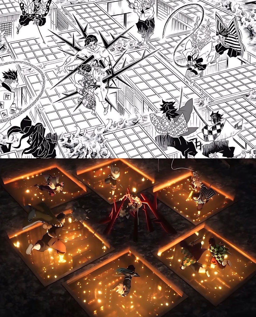 AnimeePost's tweet photo. Anime vs Manga https://t.co/atzAbOhTSH