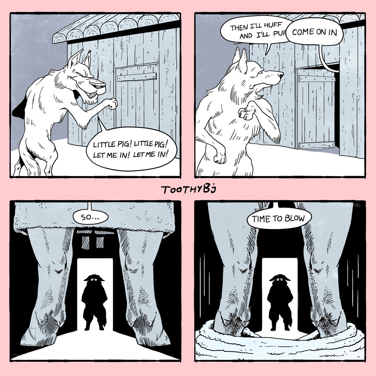 toothybj's tweet photo. Big bad wolf https://t.co/SsEjTEVeaX