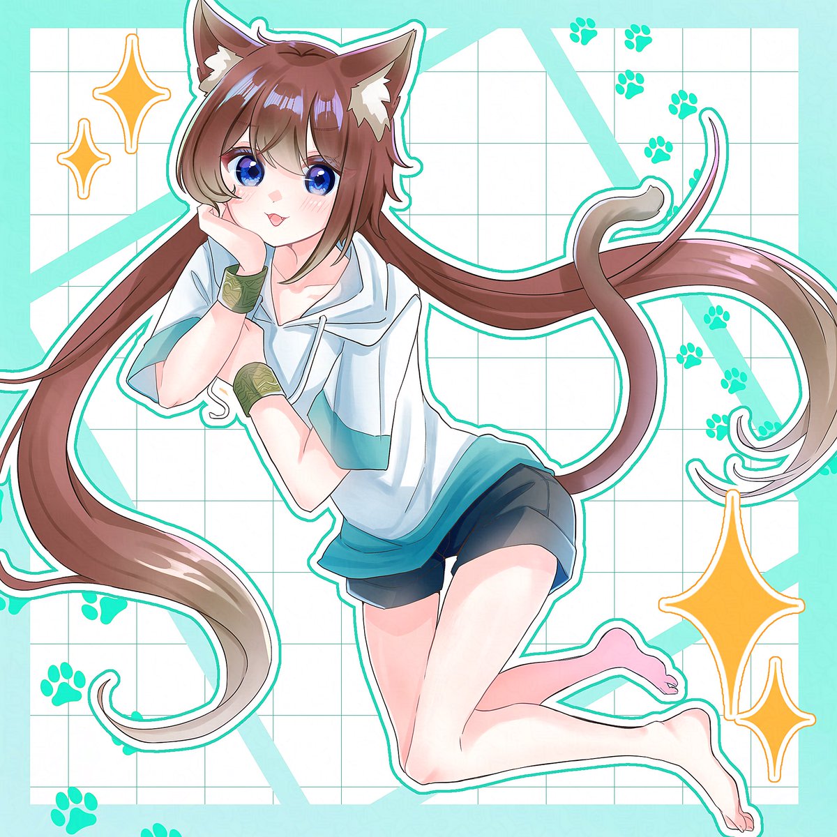 makaroni_monaka's tweet photo. ドヤ顔で同居人の服を着る居候キャット https://t.co/8BkS4qatvw