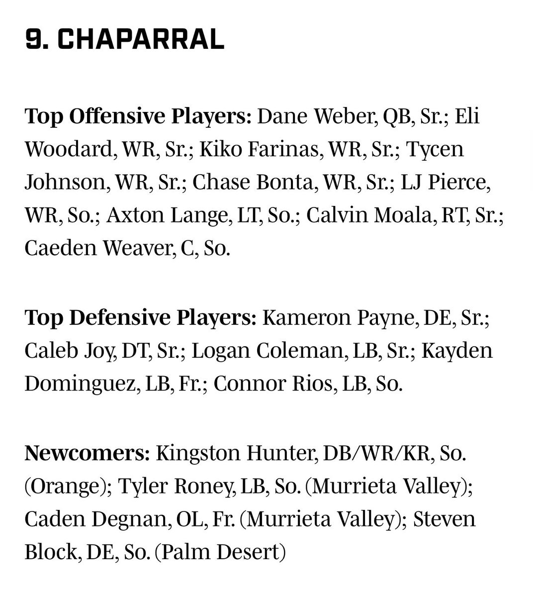 chaparralpumafb's tweet photo. #PumaPRIDE https://t.co/HwsSJFebza
