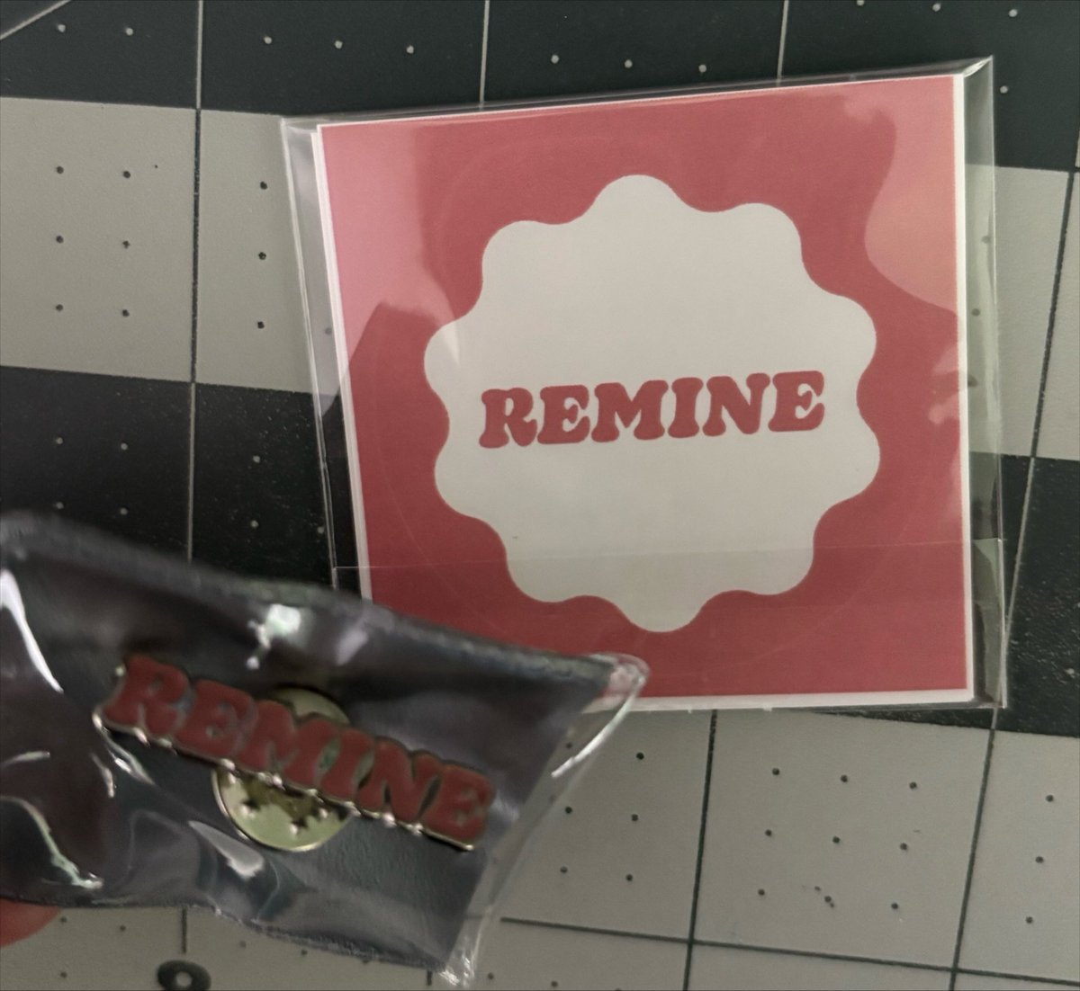 re5cene's tweet photo. okay somehow it arrived to me… all that just for a pin and a sticker… 😭😭😭 https://t.co/W2n7Mn9HQJ