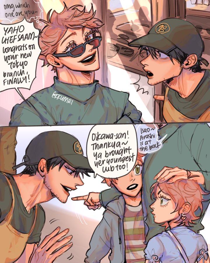 kkumrii's tweet photo. pup’s first crush 🐶💘 (1/2)
#haikyuu #oikawatooru #miyatwins https://t.co/b9pTKsLlI8