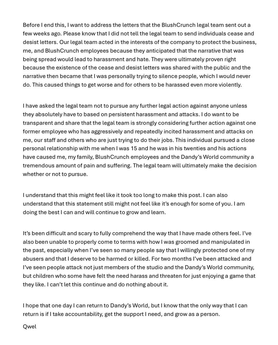 c0smicduzt's tweet photo. New qwel statement as been posted, please read and share your thoughts on it https://t.co/T8kshS1JFw