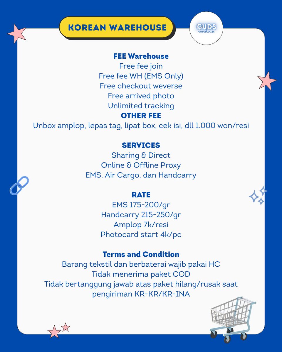 WHBYGUDS's tweet photo. ᥬᩤ OPEN MEMBER WH KR ᥬᩤ

yg lagi cari WH KR yg satset,aman, friendly &amp; trusted buat buka GO/Pribadi yuk join bareng kami! 🫶🏻✨

✅FREE join WH
✅FREE fee WH (EMS only)
✅FREE co web WV
📦Pengiriman 1–4x tiap bln
📍Bogor
📲Wa/line for fastresp: https://t.co/ZZw7Rag9wY https://t.co/1r2XqYPR4K