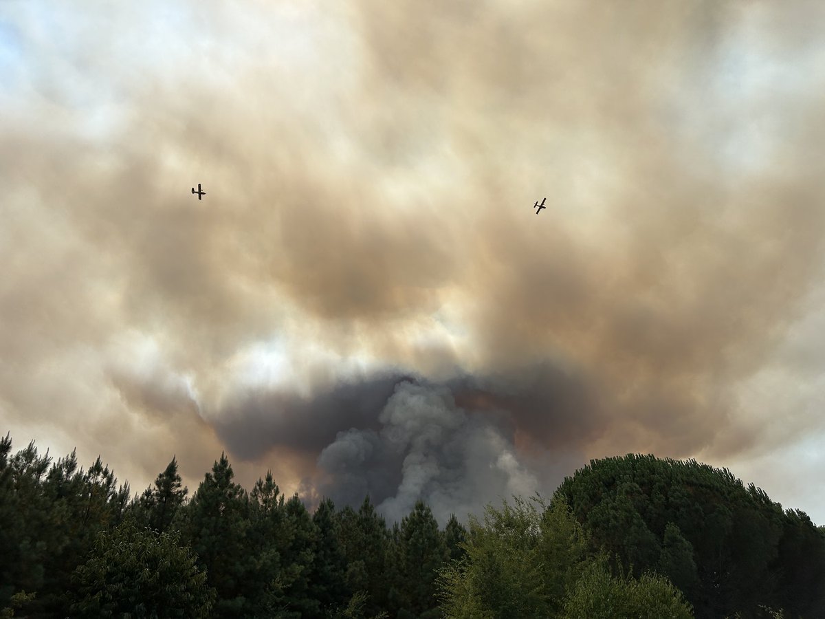 kikouki's tweet photo. @fulguror @diaz_edwige Je confirme, le feu a démarré en face de chez moi
3h d’écart entre ces deux photos https://t.co/RBPx0lHIuk