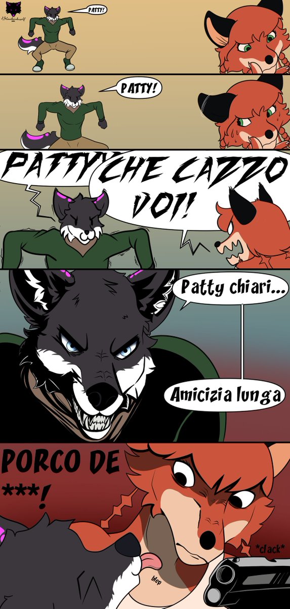 Blackinkwolf's tweet photo. @F0XnR0LL  A cute little gift I wanted to make for you for AF, but I ended up being late, so I’m showing it to you now UwU https://t.co/pHZ7PGVoXs