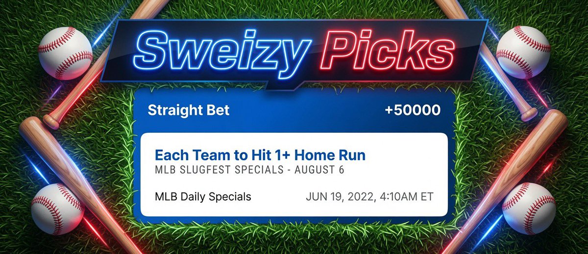 SweizyPicks's tweet photo. Let’s Try Something @MLB 🚀🏆 https://t.co/ueiQZbAI6i