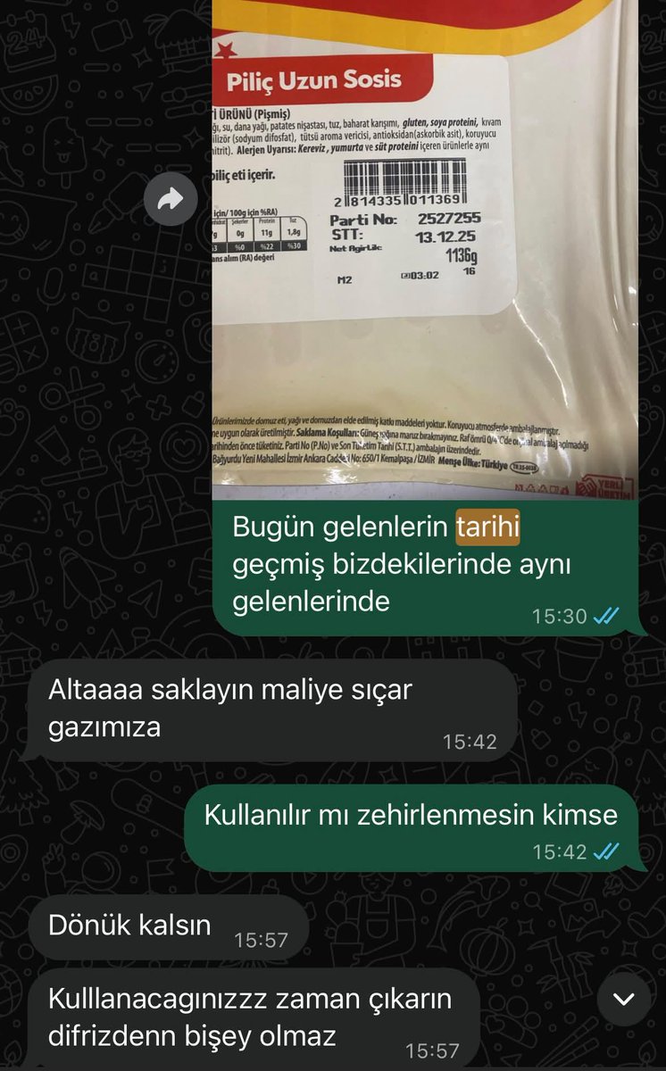 bayrakmedya's tweet photo. Bir kafede çalışan kadın, işletmenin WhatsApp sohbet grubunda ki yazışmaları ifşa ederek; "dışarıda yemek yediğiniz yerlere çok dikkat edin" tavsiyesinde bulundu. https://t.co/dJQanKTIvQ