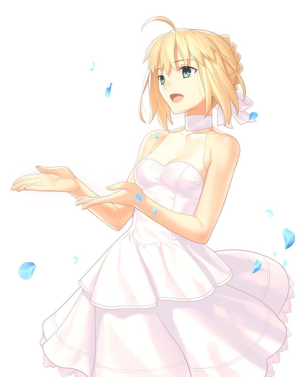 nekohakuuu's tweet photo. It genuinely upsets me that not enough people talk about how stunning and radiant saber looks https://t.co/pW8rDHNZE4